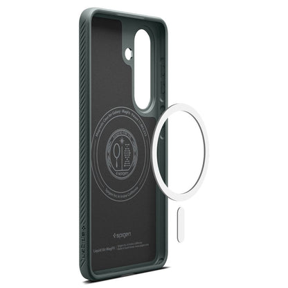 Pouzdro MagSafe pro Samsung Galaxy S26 Plus S947, Spigen, Liquid Air, Zelená ACS10706