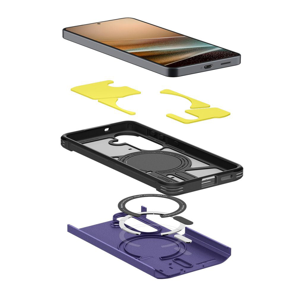 Pouzdro MagSafe pro Samsung Galaxy S26 Plus S947, Spigen, Tough Armor, Fialové ACS11215