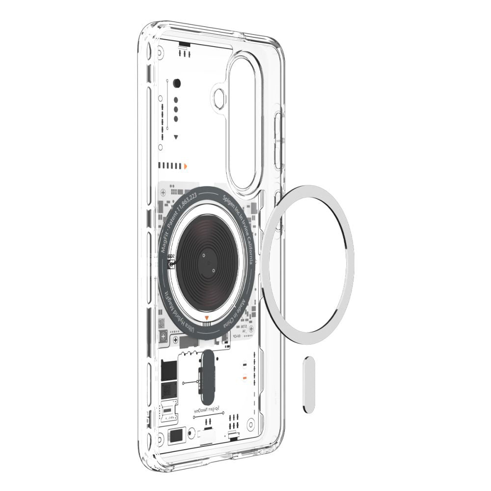 Pouzdro MagSafe pro Samsung Galaxy S26 Plus S947, Spigen, Ultra Hybrid Neo One, Transparentní ACS11212