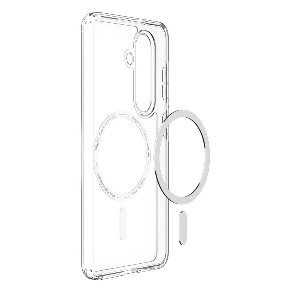 Pouzdro MagSafe pro Samsung Galaxy S26 Plus S947, Spigen, Ultra Hybrid, Průhledné Bílé ACS10709