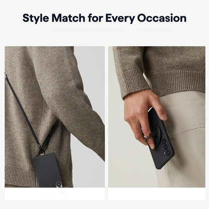 Pouzdro MagSafe pro Samsung Galaxy S26 Plus S947, Techsuit, Aramid Fiber, Černá