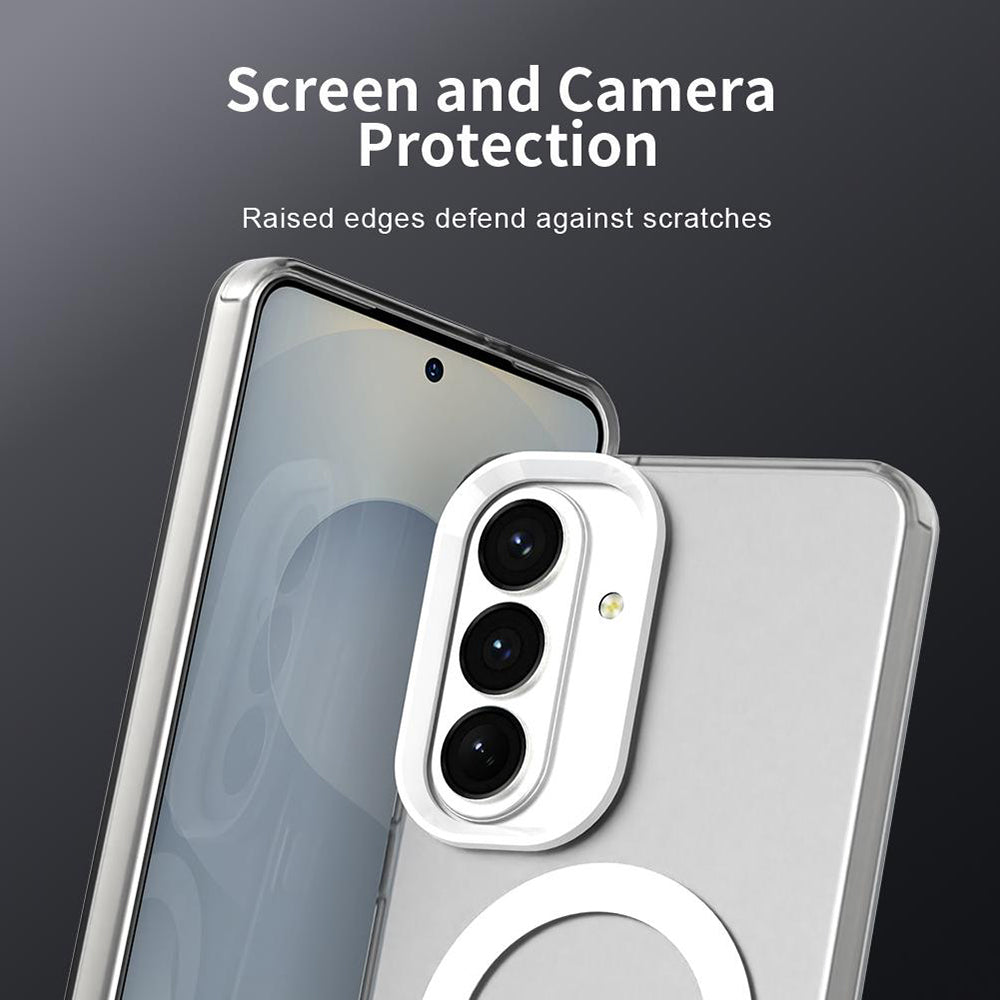 MagSafe Case for Samsung Galaxy S26 Plus, Techsuit, CandyCase, White