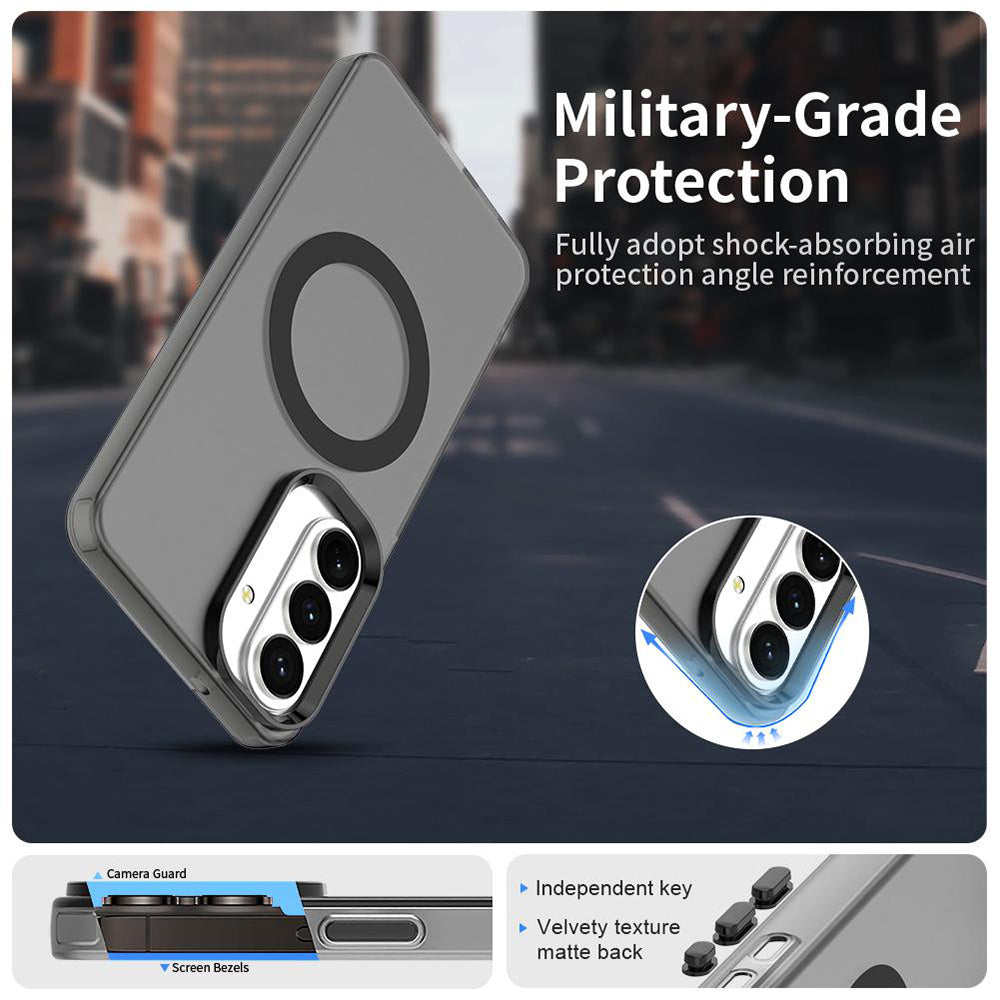 Pouzdro MagSafe pro Samsung Galaxy S26 Plus, Techsuit, CandyCase, Černá