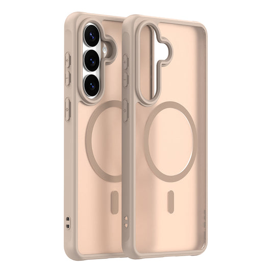 Pouzdro MagSafe pro Samsung Galaxy S26 Plus, Techsuit, HaloFrost II, Zlaté