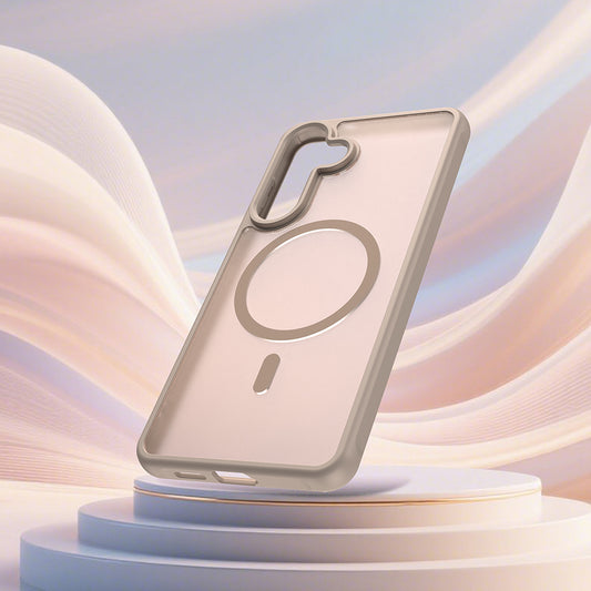 Pouzdro MagSafe pro Samsung Galaxy S26 Plus, Techsuit, HaloFrost II, Zlaté