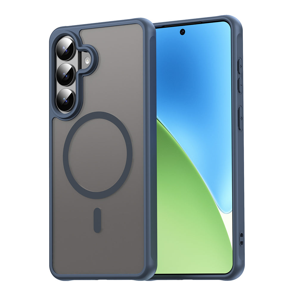 Pouzdro MagSafe pro Samsung Galaxy S26 Plus S947, Techsuit, HaloFrost II, Námořnická modř