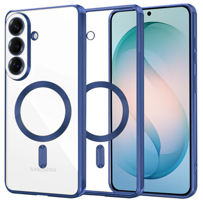 Pouzdro MagSafe pro Samsung Galaxy S26 Plus, Techsuit, Luxury Crystal, Tmavě modrá