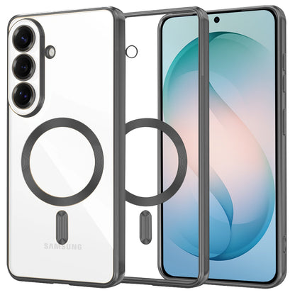 MagSafe Case for Samsung Galaxy S26 Plus S947, Techsuit, Luxury Crystal, Black