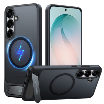 Pouzdro MagSafe pro Samsung Galaxy S26 Plus, Torras, Pstand, Černá