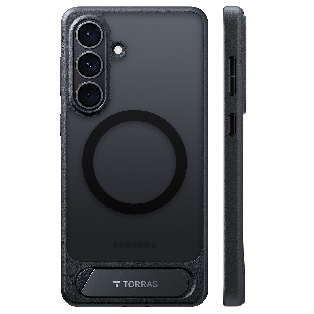 Pouzdro MagSafe pro Samsung Galaxy S26 Plus, Torras, Pstand, Černá