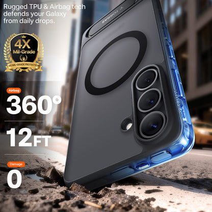 Pouzdro MagSafe pro Samsung Galaxy S26 Plus, Torras, Pstand, Černá