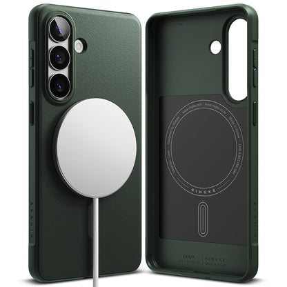 Pouzdro MagSafe pro Samsung Galaxy S26, Ringke, Onyx, Tmavě zelená
