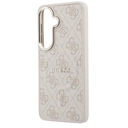 Pouzdro MagSafe pro Samsung Galaxy S26 S942, Guess, 4G Embossed Ring, Růžové