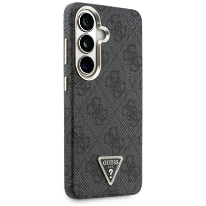 Pouzdro MagSafe pro Samsung Galaxy S26 S942, Guess, 4G Triangle Logo, Černá