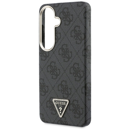 Pouzdro MagSafe pro Samsung Galaxy S26 S942, Guess, 4G Triangle Logo, Černá