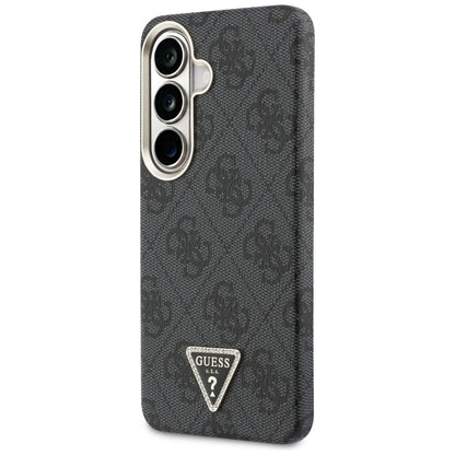 Pouzdro MagSafe pro Samsung Galaxy S26 S942, Guess, 4G Triangle Logo, Černá