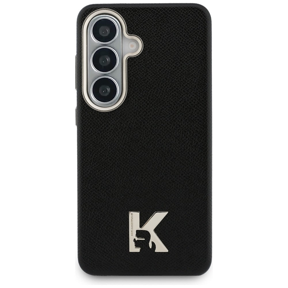 Pouzdro MagSafe pro Samsung Galaxy S26 S942, Karl Lagerfeld, Karl Head Logo, Černá