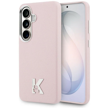 Pouzdro MagSafe pro Samsung Galaxy S26 S942, Karl Lagerfeld, Karl Head Logo, Růžové