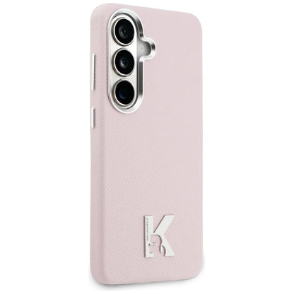 Pouzdro MagSafe pro Samsung Galaxy S26 S942, Karl Lagerfeld, Karl Head Logo, Růžové