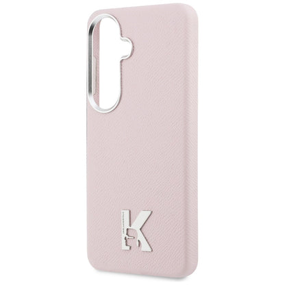 Pouzdro MagSafe pro Samsung Galaxy S26 S942, Karl Lagerfeld, Karl Head Logo, Růžové