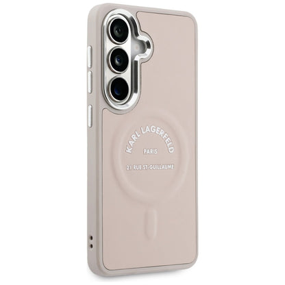 MagSafe Case for Samsung Galaxy S26 S942, Karl Lagerfeld, Karl RSG Logo, Pink