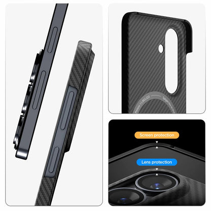 MagSafe pouzdro pro Samsung Galaxy S26 S942, Spigen, Air Skin, černé ACS11059