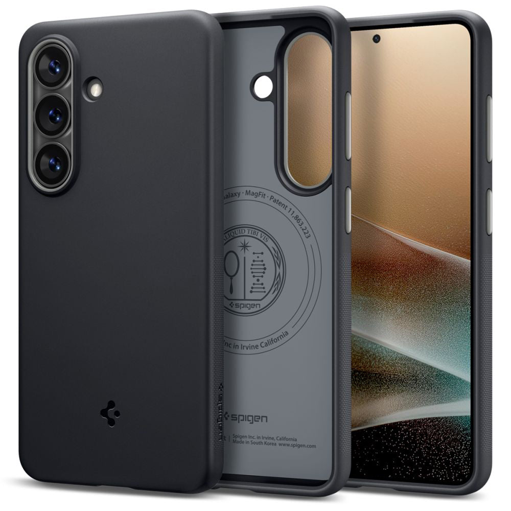 Pouzdro MagSafe pro Samsung Galaxy S26 S942, Spigen, Caseology Nano Pop, Černé ACS11066