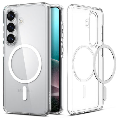 Pouzdro MagSafe pro Samsung Galaxy S26 S942, Spigen, Ultra Hybrid, Průhledné Bílé ACS10734