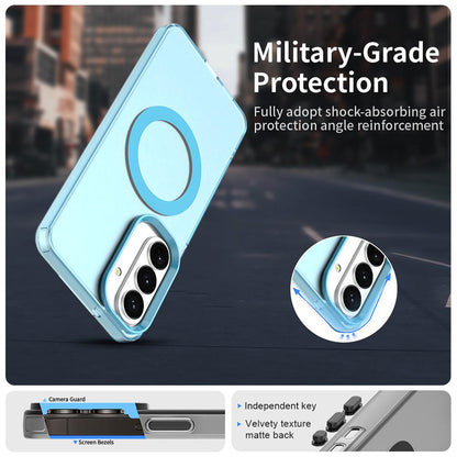 Pouzdro MagSafe pro Samsung Galaxy S26, Techsuit, CandyCase, Modrá