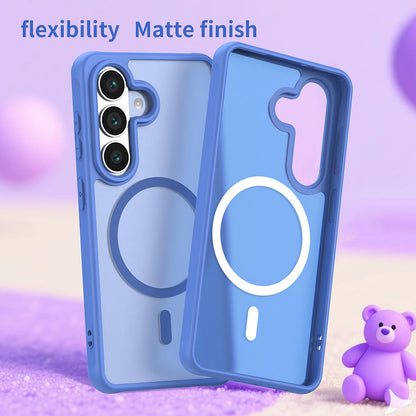 Pouzdro MagSafe pro Samsung Galaxy S26, Techsuit, HaloFrost II, Modrá