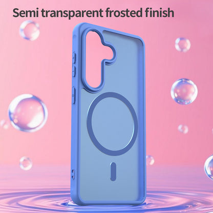 Pouzdro MagSafe pro Samsung Galaxy S26, Techsuit, HaloFrost II, Modrá