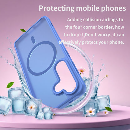 Pouzdro MagSafe pro Samsung Galaxy S26, Techsuit, HaloFrost II, Modrá