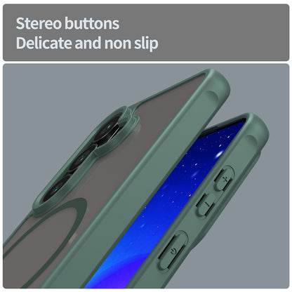 Pouzdro MagSafe pro Samsung Galaxy S26, Techsuit, HaloFrost II, Zelená