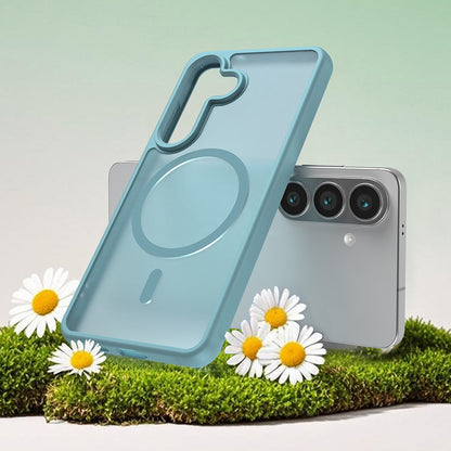 Pouzdro MagSafe pro Samsung Galaxy S26, Techsuit, HaloFrost II, Světle zelená