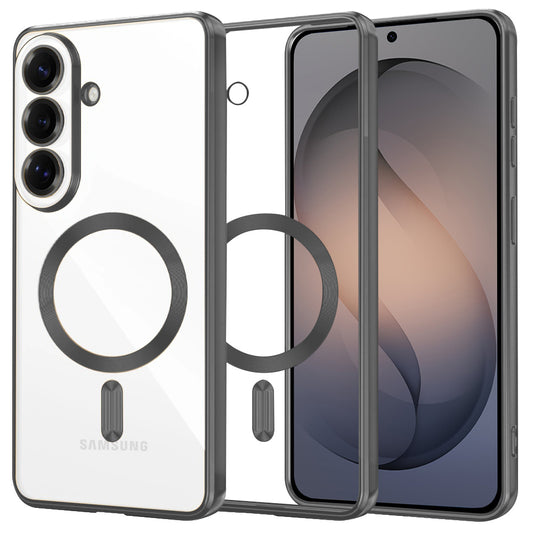 Pouzdro MagSafe pro Samsung Galaxy S26, Techsuit, Luxury Crystal, Černá