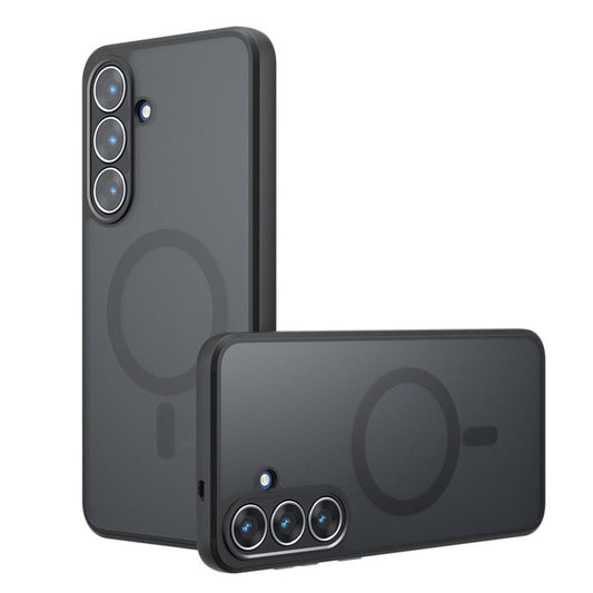 Pouzdro MagSafe pro Samsung Galaxy S26, Techsuit, PureFrost, Saténově černé