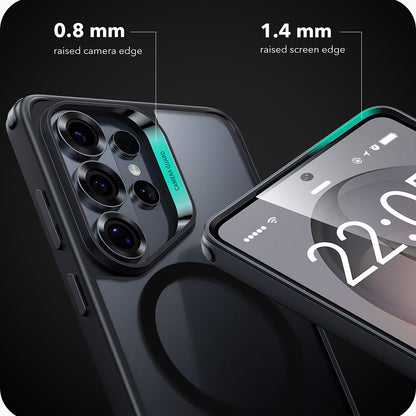 Pouzdro MagSafe pro Samsung Galaxy S26 Ultra S948, ESR, Classic Hybrid, Saténově černé