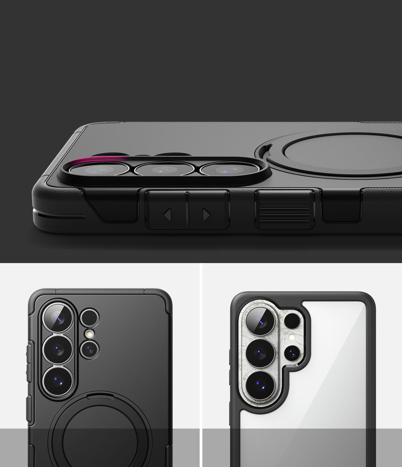 Pouzdro MagSafe pro Samsung Galaxy S26 Ultra S948, Ringke, Alles, Černá