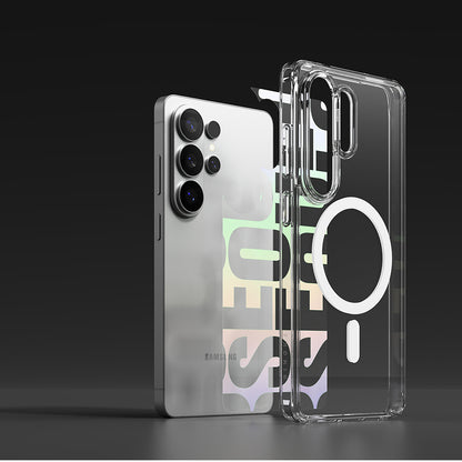 Pouzdro MagSafe pro Samsung Galaxy S26 Ultra, Ringke, Fusion Seoul, Průhledné