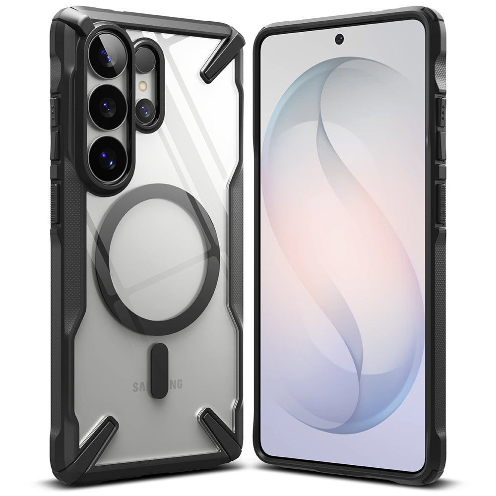 Pouzdro MagSafe pro Samsung Galaxy S26 Ultra, Ringke, Fusion X, Černá