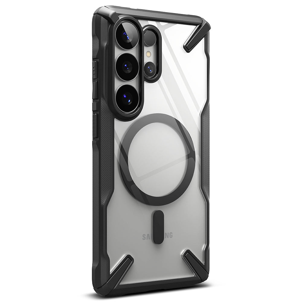 Pouzdro MagSafe pro Samsung Galaxy S26 Ultra, Ringke, Fusion X, Černá