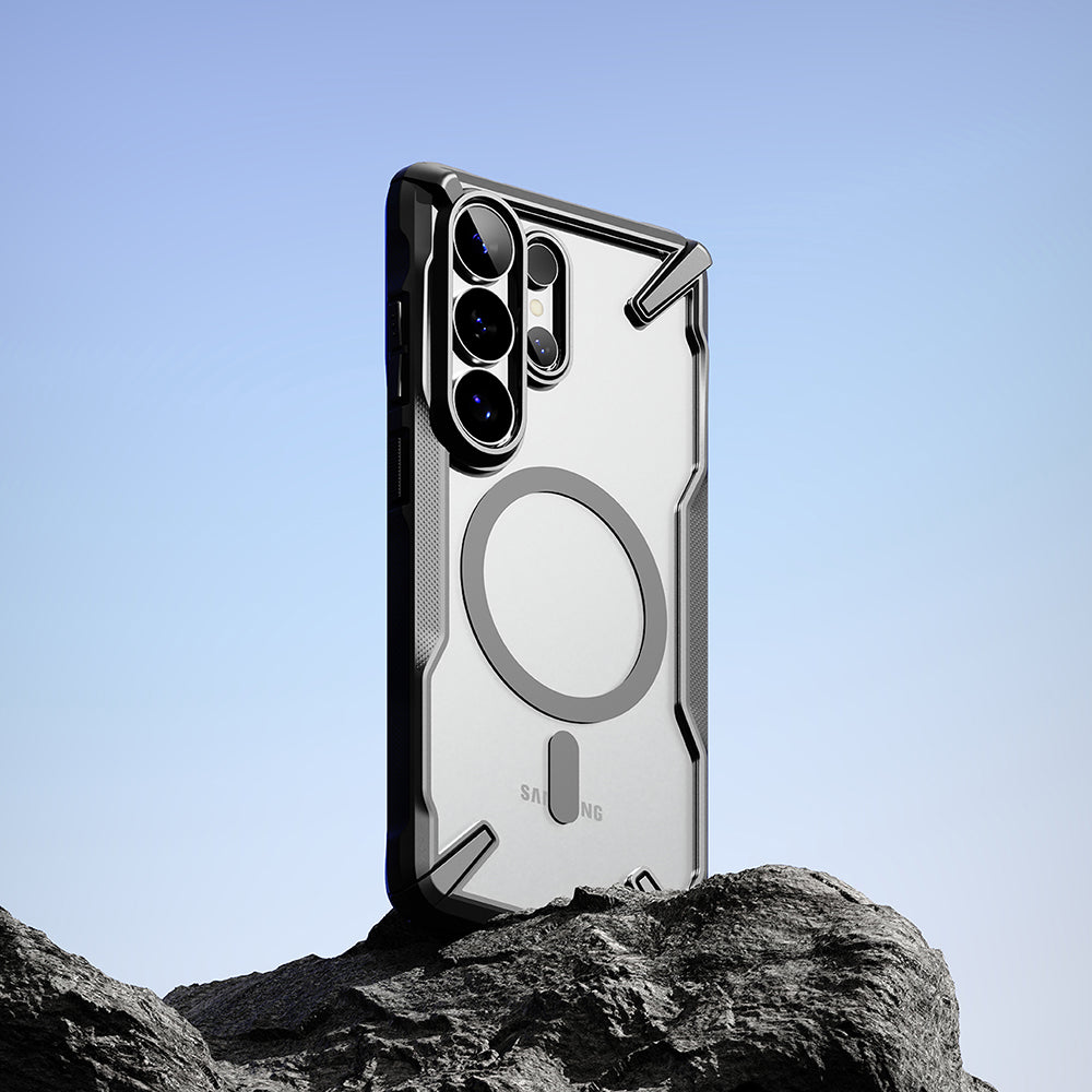 Pouzdro MagSafe pro Samsung Galaxy S26 Ultra, Ringke, Fusion X, Černá