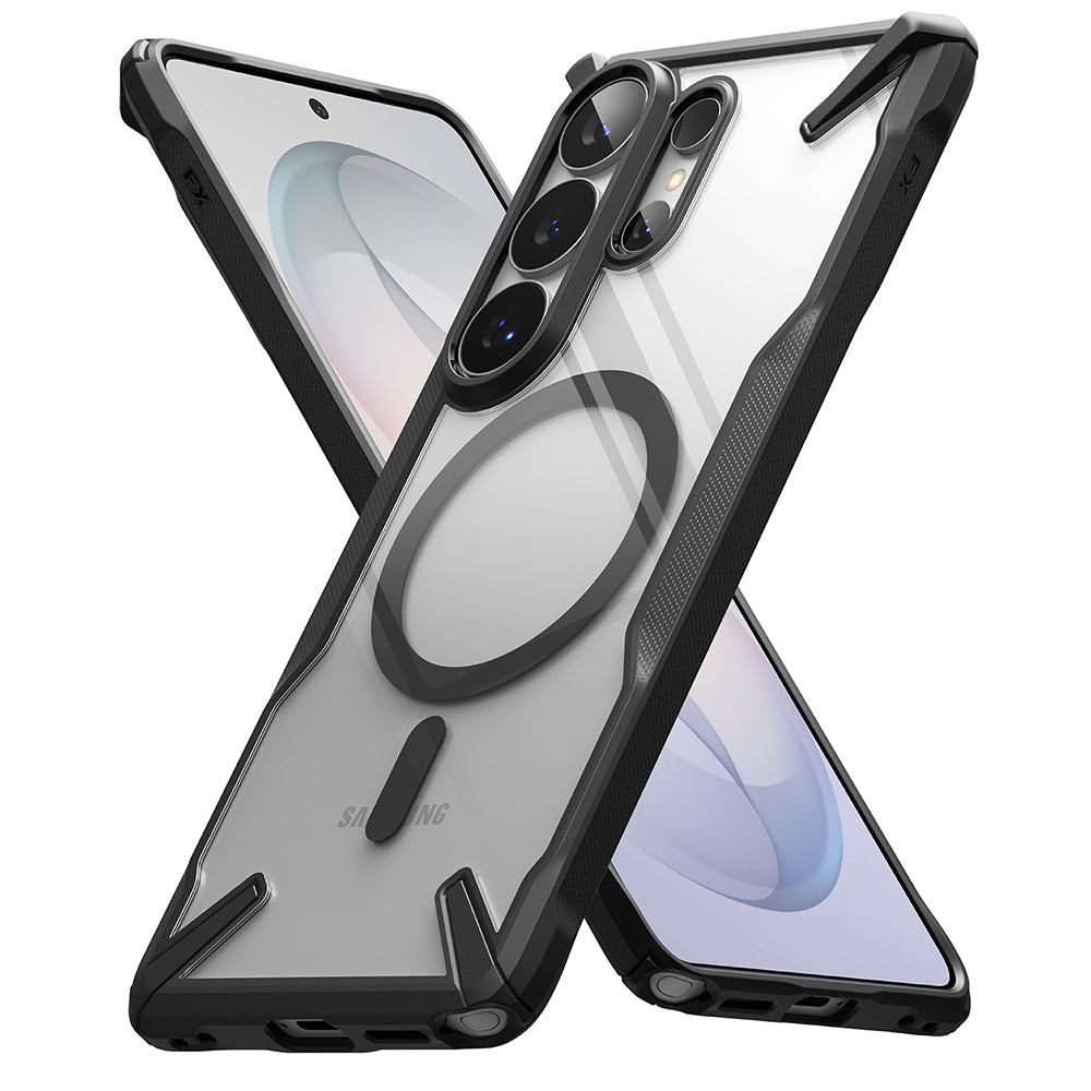 Pouzdro MagSafe pro Samsung Galaxy S26 Ultra, Ringke, Fusion X, Černá