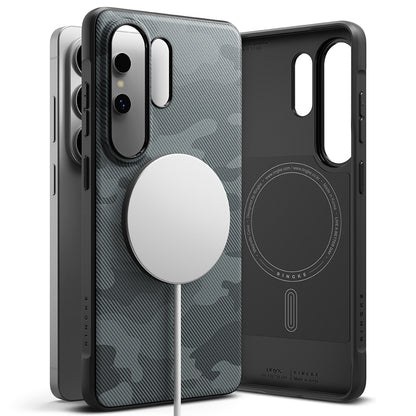Pouzdro MagSafe pro Samsung Galaxy S26 Ultra S948, Ringke, Onyx, Camouflage