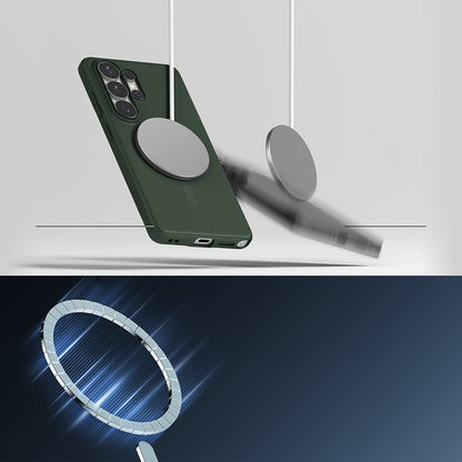 Pouzdro MagSafe pro Samsung Galaxy S26 Ultra, Ringke, Onyx, Tmavě zelená