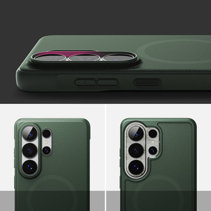 Pouzdro MagSafe pro Samsung Galaxy S26 Ultra, Ringke, Onyx, Tmavě zelená