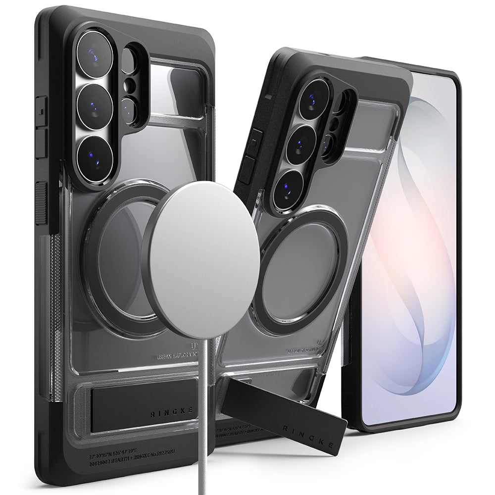 Pouzdro MagSafe pro Samsung Galaxy S26 Ultra, Ringke, UX, Kouřové