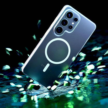 Pouzdro MagSafe pro Samsung Galaxy S26 Ultra S948, 3MK, Clear MagCase, Průhledné