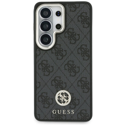 Pouzdro MagSafe pro Samsung Galaxy S26 Ultra S948, GUESS, 4G Big Rhinestone Triangle Strap, Černá