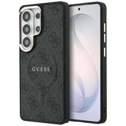 Pouzdro MagSafe pro Samsung Galaxy S26 Ultra S948, Guess, 4G Embossed Ring, černé